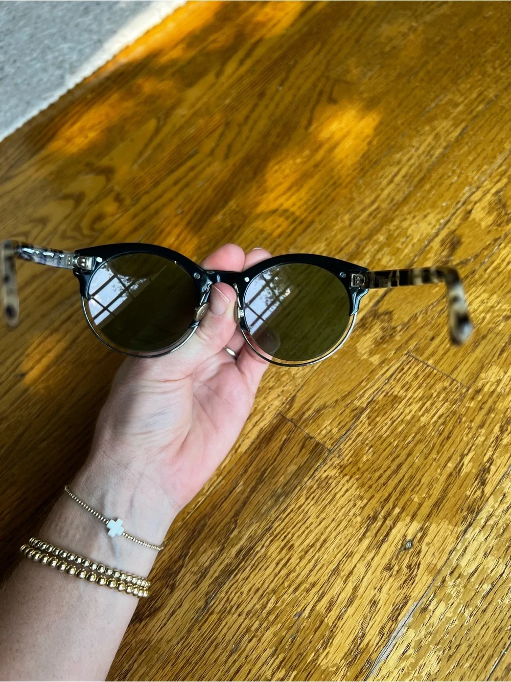 Dior Women's Black Frame Sunglasses with Pink Mirror Lenses